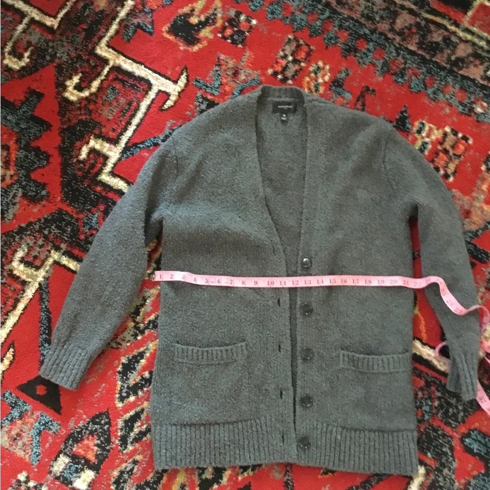 Banana Republic Charcoal Knit cardigan sweater - Picture 3 of 6